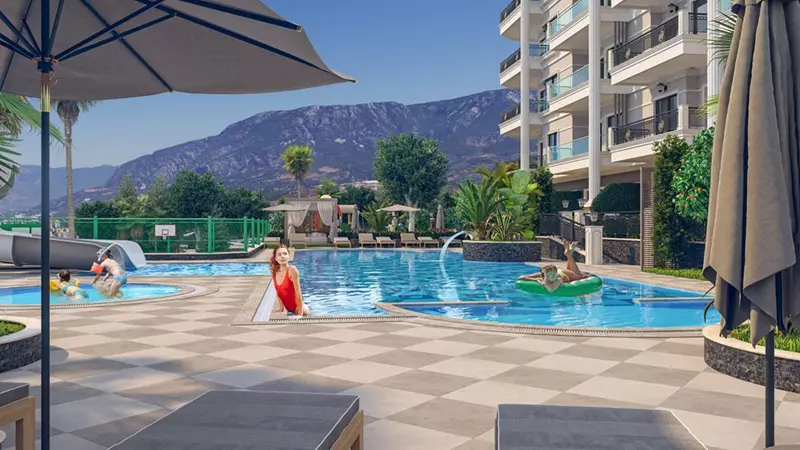 New luxury apartments in Alanya (Kargicak) with panoramic views