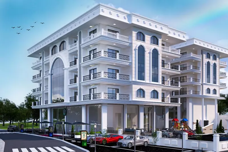 New luxurious big apartments in Alanya city center