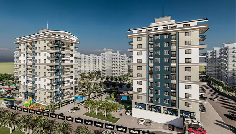 Prekrasni investicioni apartmani s pogledom na more u Alanji u predelu Avsallara