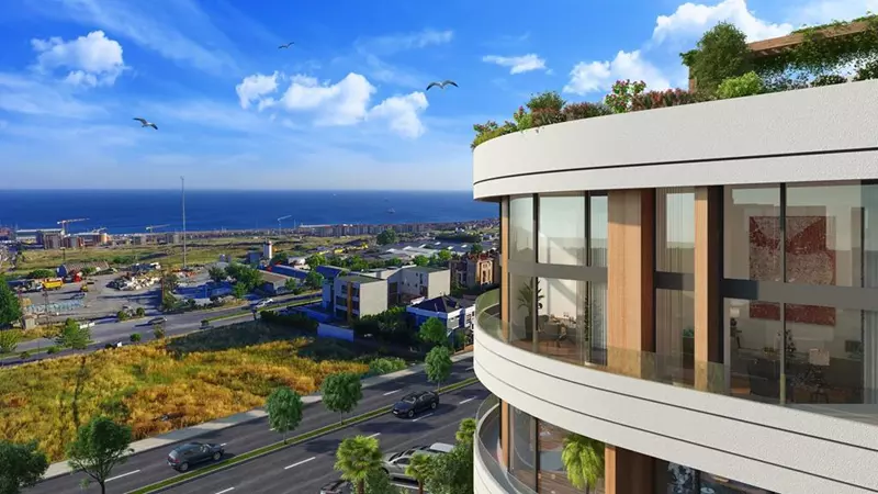 Prodaje se novi stambeni projekat sa delikatnim dizajnom i visokokvalitetnim građevinskim materijalom koji se nalazi u Beylikduzu