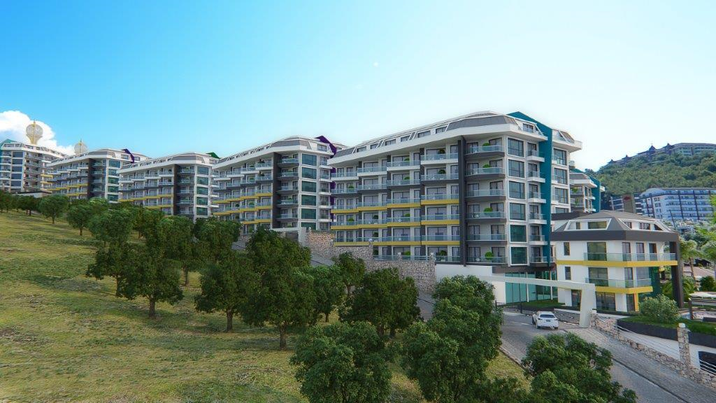 Wykończony, komfortowy i przytulny kompleks Premium w Kargıcak