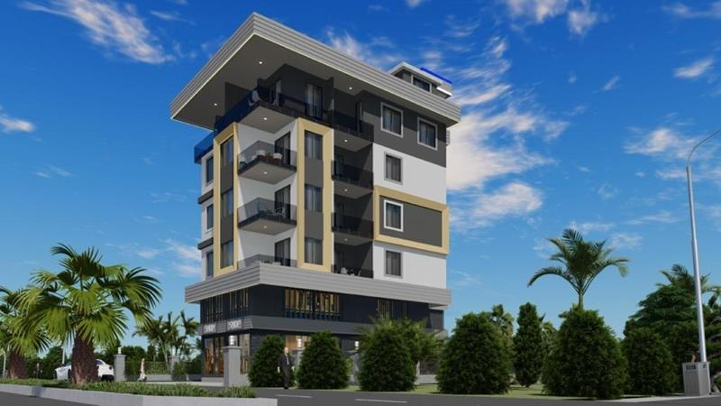 Boutique Complex At The Final Stage in Kargicak Area Just 250m From The Sea.