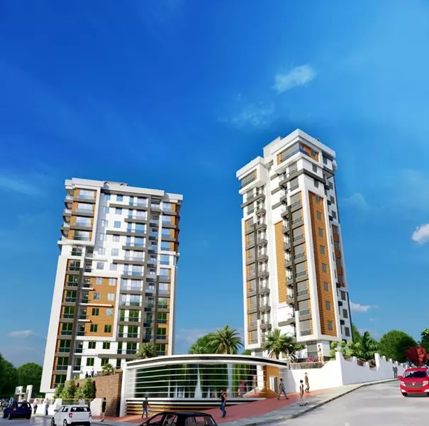 The residential complex is located in Yakacik, in the new district of Kartal