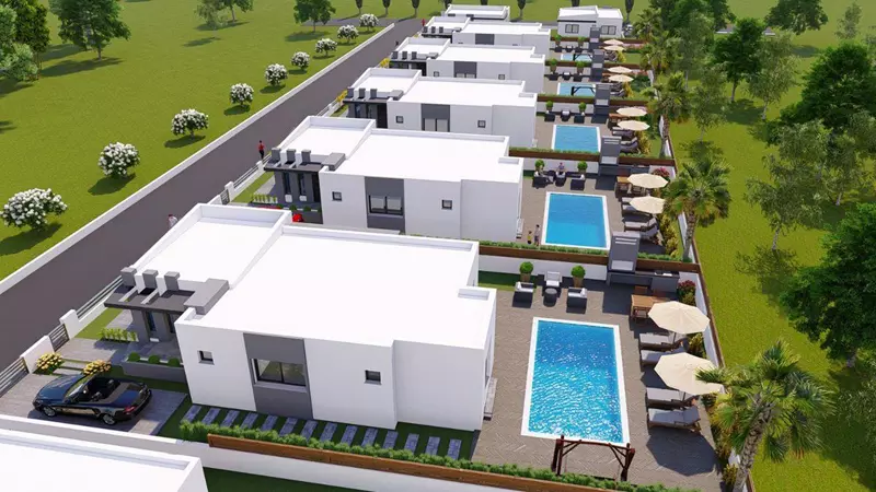 Modern detached villas ideal for family living in North Cyprus