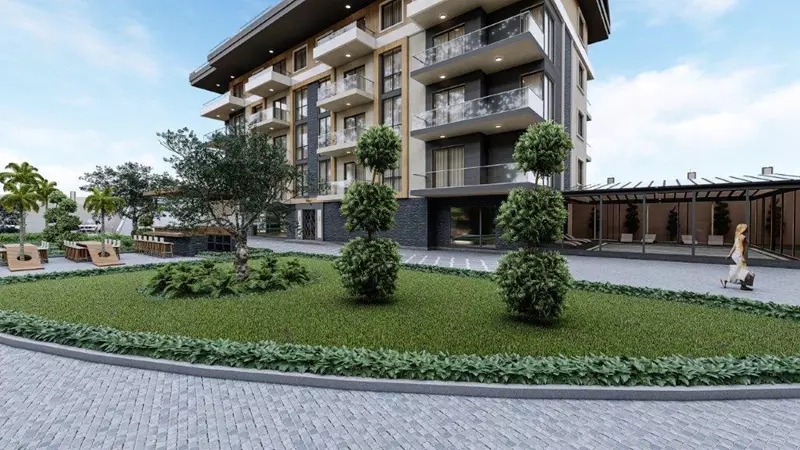 The luxury complex, this development, is a Luxury property investment in Alanya on the Mediterranean.