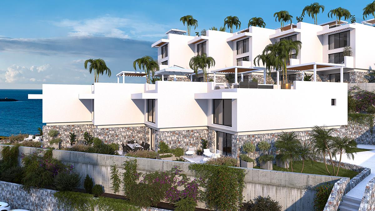 Exclusive beachfront project with unlimited facilities in Esentepe, North Cyprus