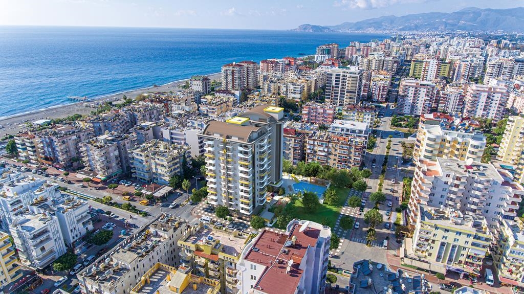 Accompanied by the unique sea of Alanya, the warming sun, and the clean air, promises a peaceful life in Mahmutlar , Alanya