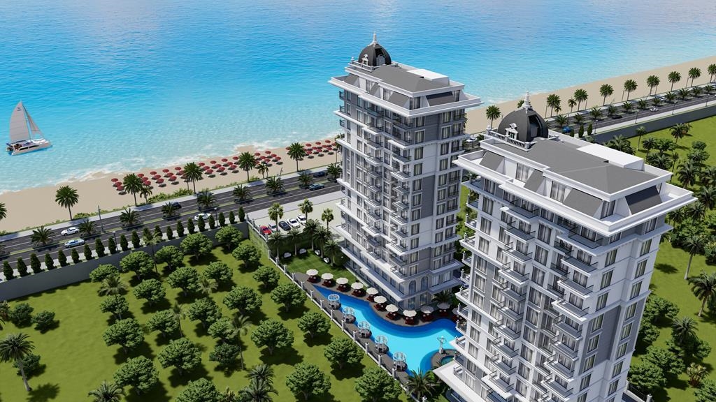 Ultra luxury unique project with sea and castle view in Mahmutlar , Alanya