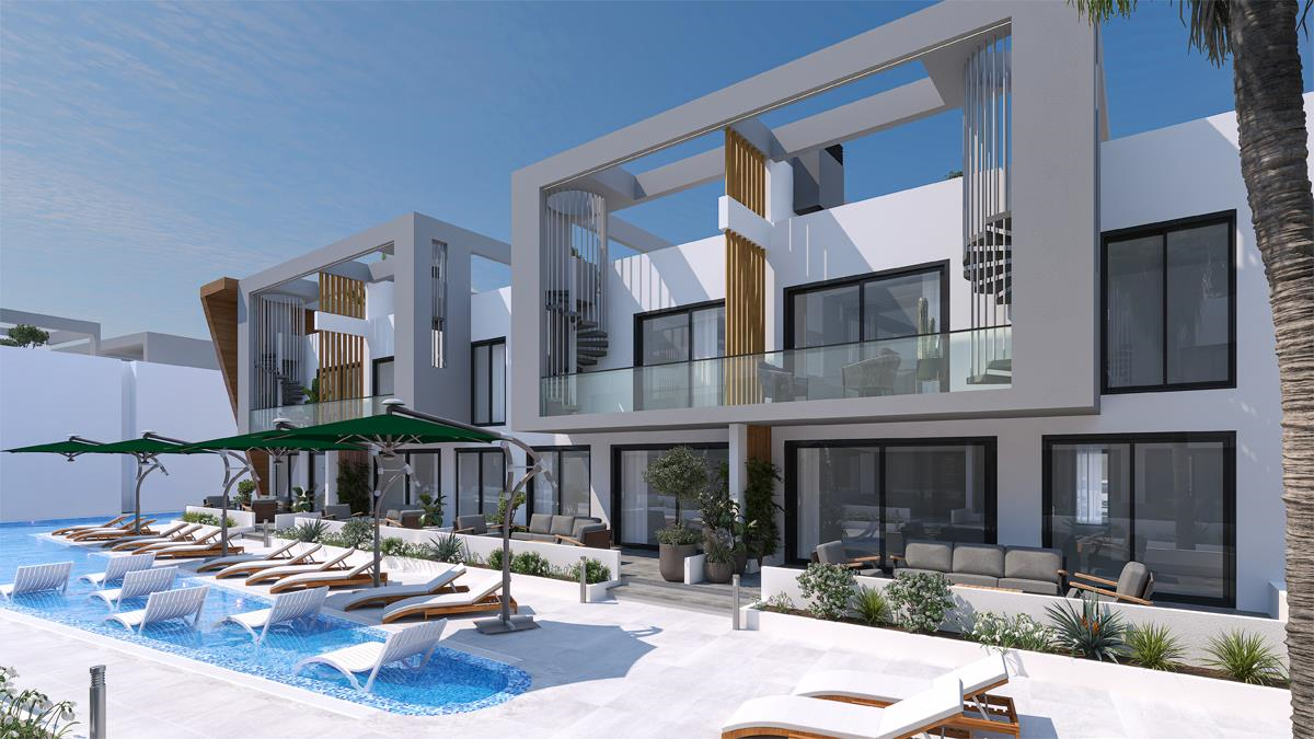 Новые квартиры с 2 спальнями на продажу в Йенибогазичи, Северный Кипр